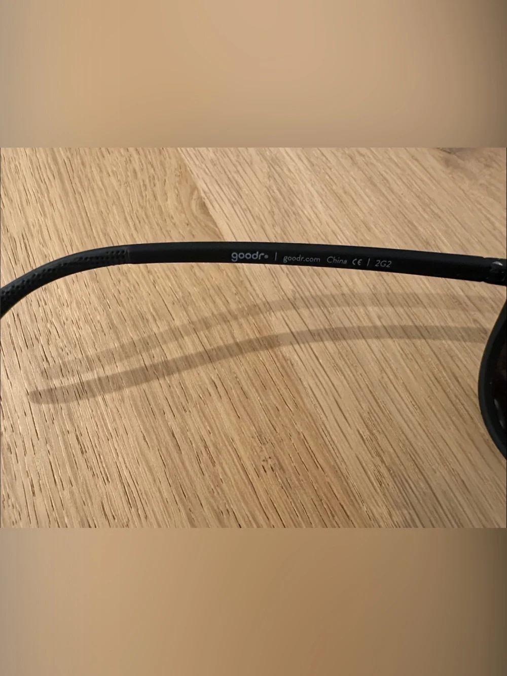 goodr Men's Black Aviator Sunglasses - Polarized Lens